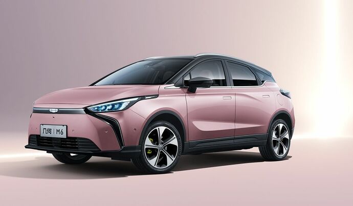 Geely Geometry C подвергся рестайлингу в Китае