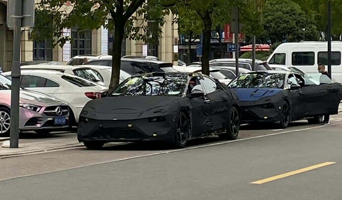 Электрический седан Lotus Envya Type 133 был замечен в Китае 