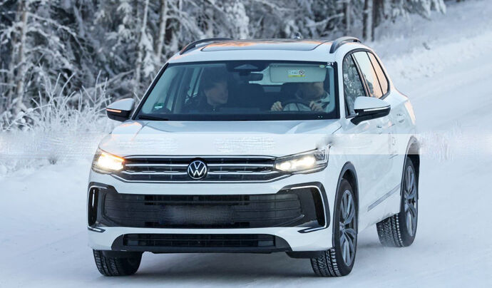 На дорогах Швеции замечен новый Volkswagen Tiguan 2024 года