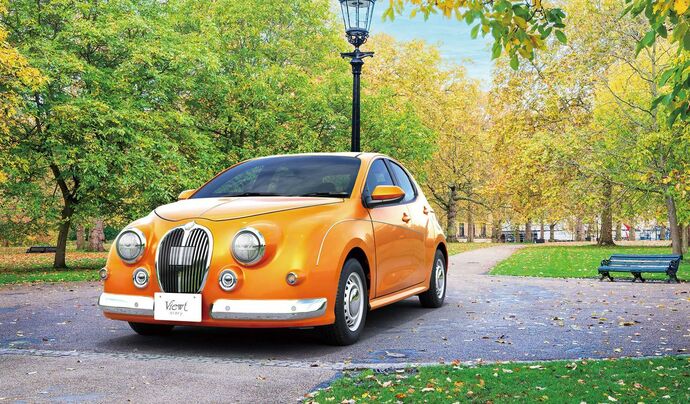 2023 года Mitsuoka Viewt — Toyota Yaris имитирующая Jaguar 2023 года Mitsuoka Viewt — Toyota Yaris имитирующая Jaguar