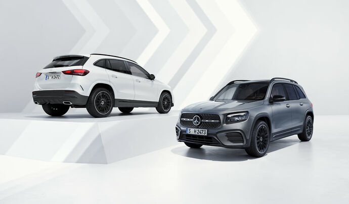 Представлены обновленные Mercedes-Benz GLA и GLB 