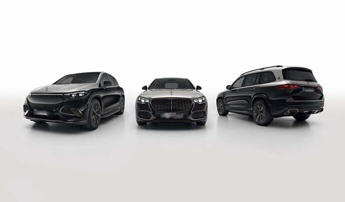 Mercedes-Benz представил новую серию под названием Night Series для всего модельного ряда Maybach 