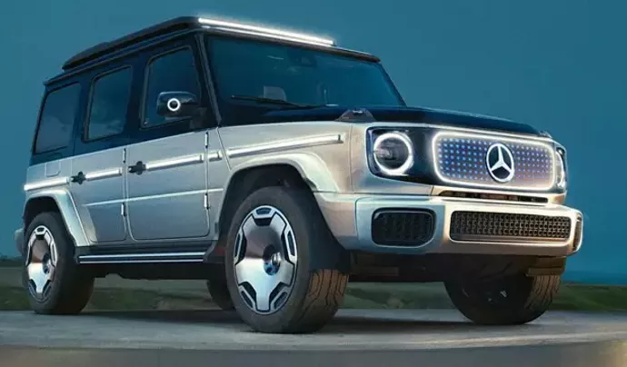 Mercedes-Benz Concept EQG представлен на выставке Bharat Mobility Show