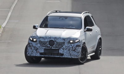 Обновленный Mercedes-Benz GLE-Class был замечен во время испытаний
