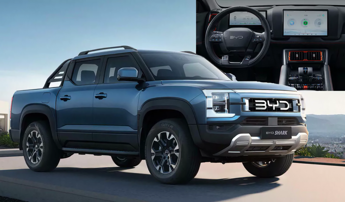 Компания BYD представила новый пикап Shark