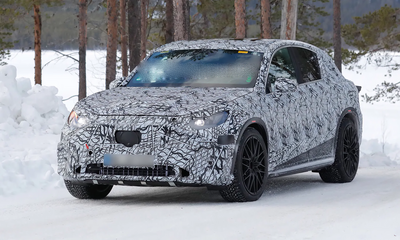Mercedes-Benz тестирует прототип нового электрического кроссовера GLC-Class